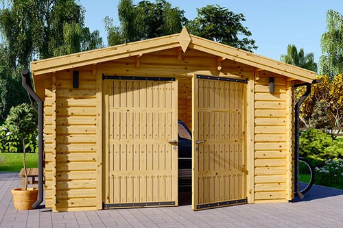 drvena garaža