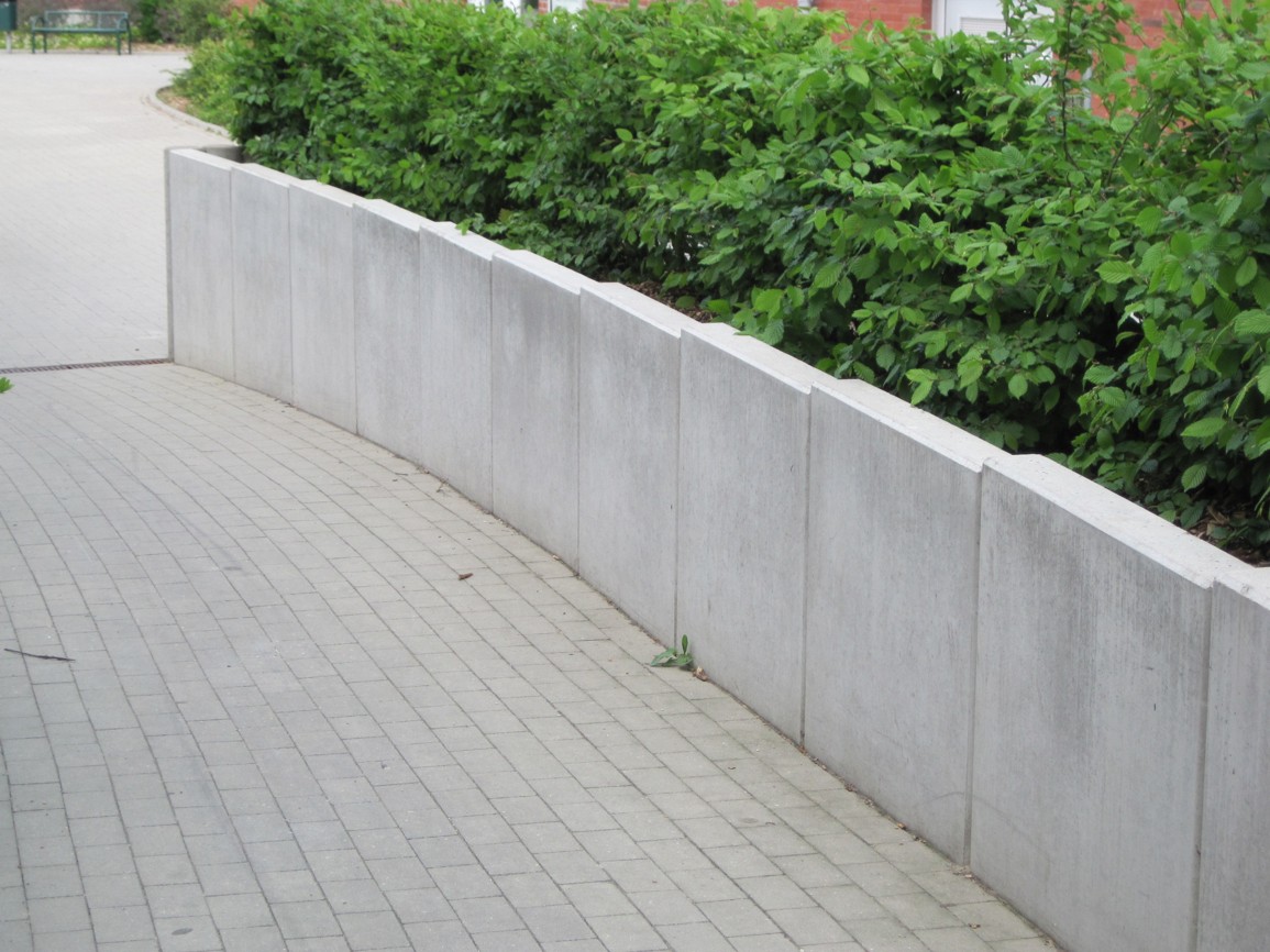 Potpornih zidova od betona