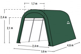 cerada garaža 3,0 x 4,6 m - 62589EU