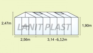 Stakleničkih VITAVIA ZEUS PC 13.800 6 + 10 mm