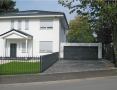 Dupla garaža sa betonski pod 598x598 cm velika vrata