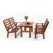 Garland - Viken vrtnom garniturom (2x sjedala, 1 klupa, jedan stol)