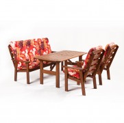 Garland - Viken vrtnom garniturom (2x sjedala, 1 klupa, jedan stol)