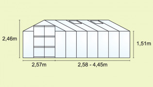 Stakleničkih Uran 6700 PC 6 mm zeleni