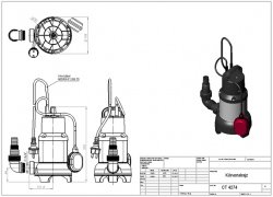 Elpumps CT 4274 univerzalni potopne pumpe mulja