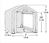 Drvo tenda Giedi 1,5x1,1m