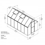 Palram multiline 6x12 polikarbonat stakleničkih