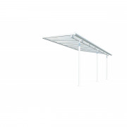 Palram Sierra 4200 bijela 3 x 4,25 aluminij (montirana) pergola