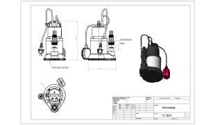 Elpumps CT 3674 univerzalni potopne pumpe mulja