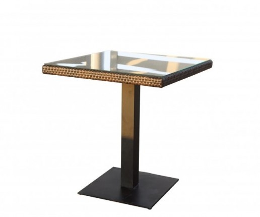 Vrt dizajn dimenzija stol BARCELONA - crni