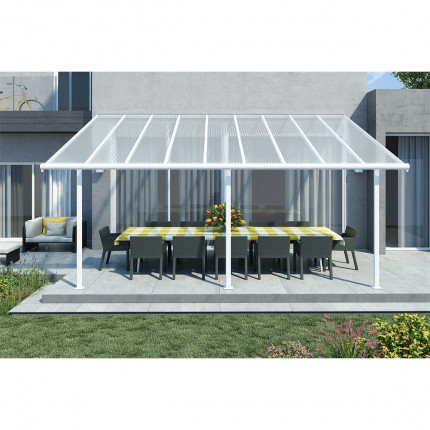 Palram Sierra 5400 bijela 3 x 5,46 aluminij (montirana) pergola