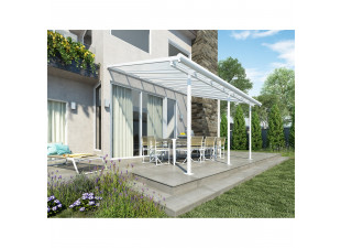 Palram Sierra 4200 bijela 3 x 4,25 aluminij (montirana) pergola