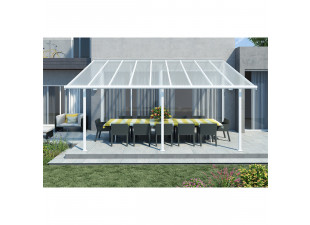 Palram Sierra 5400 bijela 3 x 5,46 aluminij (montirana) pergola