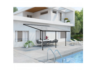 Palram Sierra 5400 siva 3 x 5,46 aluminij (montirana) pergola